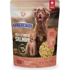 Nutri Bites Freeze Dried Beef Liver Dog & Cat Treats, 4 oz | Healthy Pet Training Treats or Food Topper | All Natural, Single Ingredient, High Protein