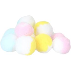 emours Cat Toy Balls - Set of 12 Pom Pom Balls for Cats - Soft and Fluffy Toys for Kittens - Fun and Interactive Cat Playtime