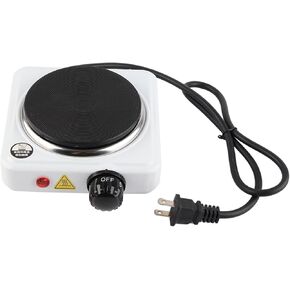 500W 110V Electric Stove, Multifunctional Small Hot Plates For Cooking, Portable Stainless Steel Single Countertop Stove Infrared with Indicator Light, with Thermal