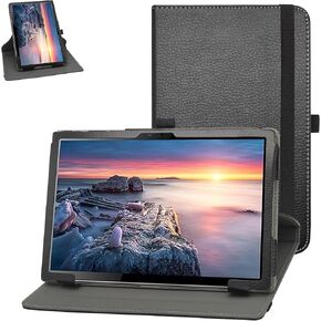 MAMA MOUTH for BYYBUO SmartPad A10 Rotating Case,SmartPad A10_L Tablet case,360 Degree Rotary Stand with Cute Pattern Cover for BYYBUO SmartPad A10/ T10/ T10 Pro 10.1" Tablets,Black