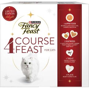 Purina Fancy Feast Feastivities Four Course Feast Wet Cat Food Variety Pack - (Pack of 1) 13.3 oz. Boxes