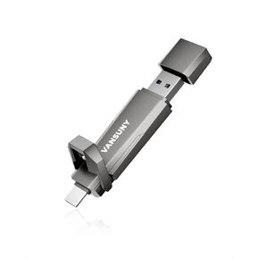 Vansuny 1TB USB Solid State Drive Up to 1000MB/s USB 3.2 Gen 2 Dual SSD USB A + USB C Portable External SSD for Android Phone Tablet Laptop MacBook PC in Kuwait