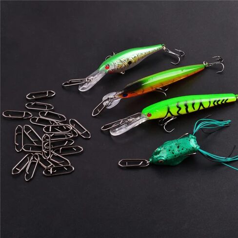 مشابك الصيد الخفية Harmony (25 حزمة) - مشابك قوية لصيد الأسماك، مشابك سريعة لصيد الأسماك، موصل تغيير سريع سهل لصيد الأسماك في المياه العذبة والمياه المالحة in Kuwait