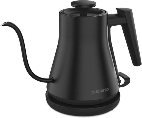 Electric Gooseneck Kettle, Pour-Over Coffee & Tea Kettle Water Boiler, Ultra Fast Heating Electric Kettles With 1000 Watts, 27oz/0.8L Stainless Steel BPA-Free Interior, Black in Saudi Arabia