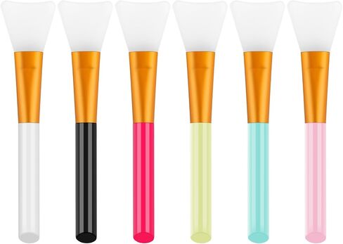 BAOFALI 8 Pcs Silicone Craft Brush, Spatula Mixed Media Brushes; Reusable Resin Epoxy Brushes Set Spreading Toolfor DIY Painting Mixing & Spreading to Glitter TumblersArt Blending Tool in Saudi Arabia