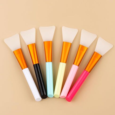BAOFALI 8 Pcs Silicone Craft Brush, Spatula Mixed Media Brushes; Reusable Resin Epoxy Brushes Set Spreading Toolfor DIY Painting Mixing & Spreading to Glitter TumblersArt Blending Tool in Saudi Arabia