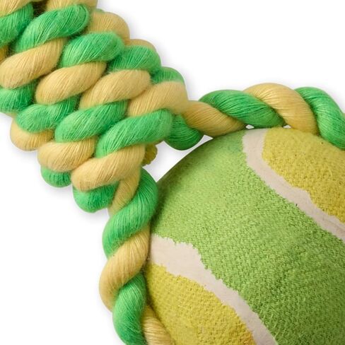 Organic Cotton Pull and Chew Dog Toys for All Pet Breeds, Blue, One Size in Kuwait