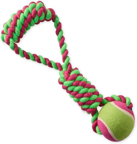 Organic Cotton Pull and Chew Dog Toys for All Pet Breeds, Blue, One Size in Kuwait
