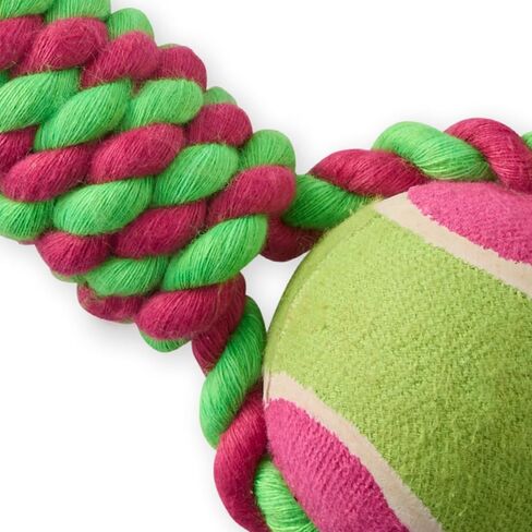 Organic Cotton Pull and Chew Dog Toys for All Pet Breeds, Blue, One Size in Kuwait