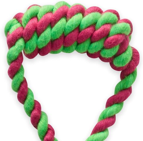 Organic Cotton Pull and Chew Dog Toys for All Pet Breeds, Blue, One Size in Kuwait
