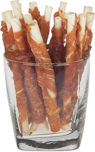 Lovin' Tenders Chicken Breast & Biscuits Dog Treats 7 oz with 4 inch Cadet Pressed Rawhide Bone in Saudi Arabia
