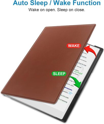 KuRoKo Case for Remarkable Paper Pro Color 11.8",Slim Hard Back Shell Protective Auto Sleep/Wake Book Folio Cover with Pen Holder for Remarkable Paper Pro Tablet 11.8 inch 2024 Released,Black in Saudi Arabia