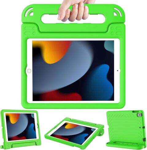 LTROP Kids Case for iPad 9th/ 8th/ 7th Generation 10.2-inch (2021/2020/ 2019) - iPad 10.2 Case for Kids, Light Weight Convertible Handle Stand Child-Proof Case for iPad 9 8 7 Gen 10.2", Blue in Saudi Arabia