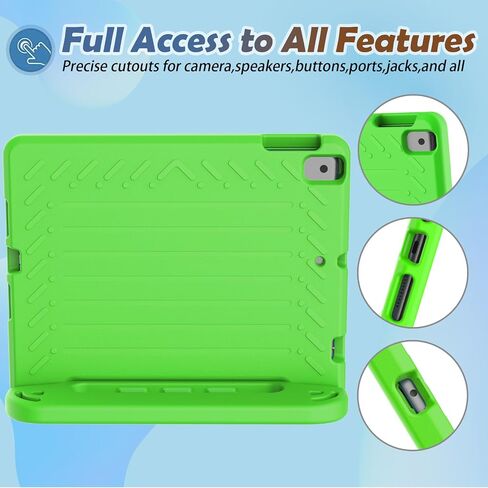 LTROP Kids Case for iPad 9th/ 8th/ 7th Generation 10.2-inch (2021/2020/ 2019) - iPad 10.2 Case for Kids, Light Weight Convertible Handle Stand Child-Proof Case for iPad 9 8 7 Gen 10.2", Blue in Saudi Arabia