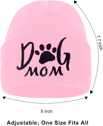 Cat Lover Gifts for Women, Cute Cat Beanie Winter Hat and Funny Socks for Teenage Teen Girl Mom Owners Pink in Kuwait