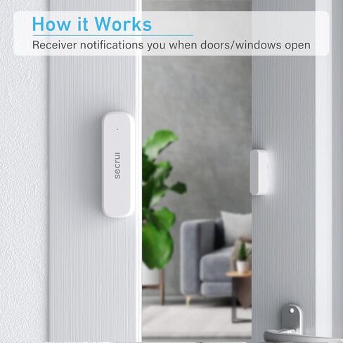 Door Chime, Door Sensor Chime with Adjustable Volume, Easy Installation, 400ft Range, 52 Chimes, M508+D7 Door Open Chime for Business/Home When Entering,White in Kuwait