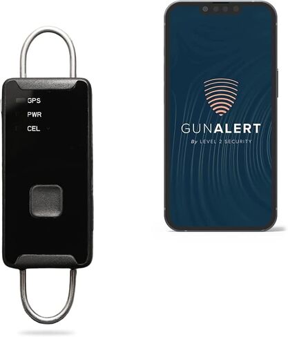 Gun Alert | Secure Your Firearm GPS Device | GunAlert - Motion Detection & Recovery Tool | First Month Free Subscription | Instant Anti-Theft Alerts | Works 24/7 | Security & Safety for Your Gun in Saudi Arabia