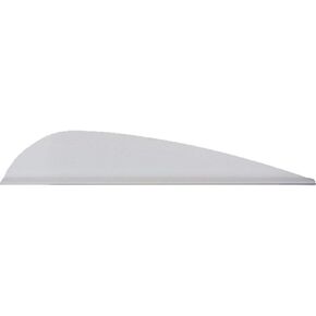 AA & E Aae Trad Vanes White 3 in. 50 Pk.