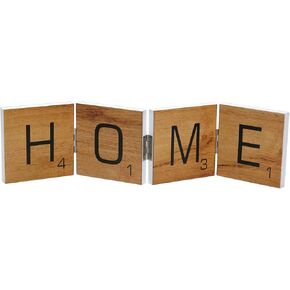 Wood Hinged Accordion Sign - Welcome