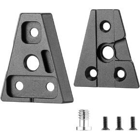 FOMITO V-Mount V-Lock Male Quick Relase Wedge Triangle Plate Black