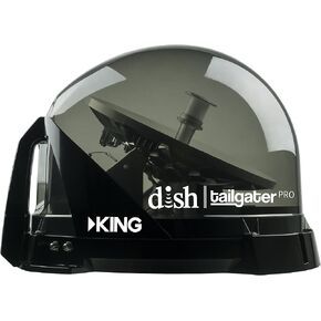 KING VQ4900 DISH Tailgater Pro Portable/Roof Mountable Satellite TV Antenna (for use with DISH)