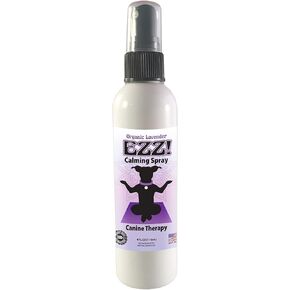 EZZ! Canine Calming Spray- Organic Lavender Aromatherapy Dog Calming Aid - Safely Soothe Your Dog with EZZ- 4 oz