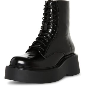 Madden Girl Women's Viviee Combat Boot, Black Box, 7