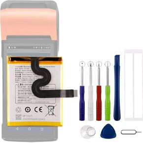 [New] QP1669 Replacement Battery for SUNMI V2 Pro with Technical Toolkit.