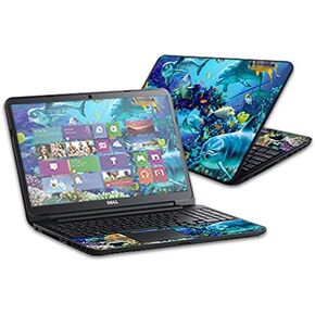 MightySkins Skin Compatible with Dell Inspiron 15 i15RV Laptop 15.6" – Ocean Friends | Protective, Durable, and Unique Vinyl Decal wrap Cover | Easy to Apply, Remove | Made in The USA