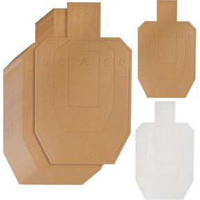 20 Pieces Shooting Cardboard Targets, 30 x 18 Inches Competition Torso Target, Shooting Range Practice Tactical Target, Paper Silhouette Shooting Target for Rifle Gun Pistol