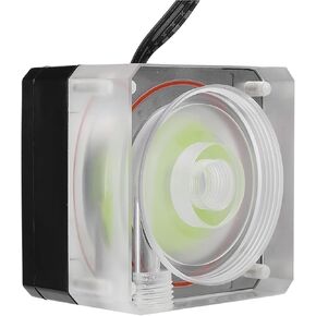 Acogedor Water Cooling Pump, 500L H Ultra-Thin PMMA PWM Speed Control 3 Meters Pump Head, 12V CPU Water Cooler for PC Water Cooling Systems