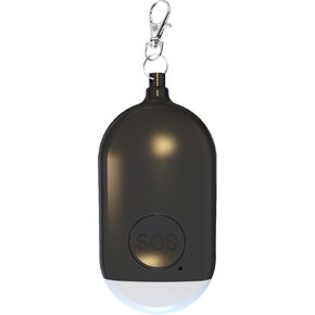 Personal Alarms for Women, Rechargeable Safe Sound Personal Alarm, 130DB SOS Personal Security Alarm Keychain with LED Lights, Emergency Safety Alarm for Women, Men, Student, Elderly (Black)