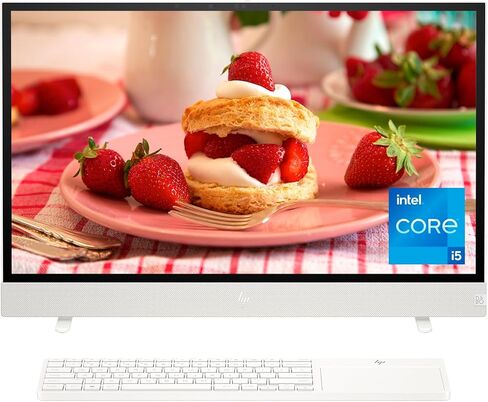 HP 27" All-in-One Touchscreen Desktop - with Microsoft Office Lifetime License, Intel 12-Core Ultra 7 155U CPU, 64GB DDR5 RAM, 4TB SSD, Three-Sided Micro-Edge Display, WiFi 6, HD Webcam, Win11 Pro in Saudi Arabia