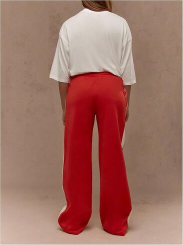 GORGLITTER Women's Low Rise Wide Leg Baggy Sweatpants Elastic Waist Straight Leg Loose Trousers Pants in Saudi Arabia