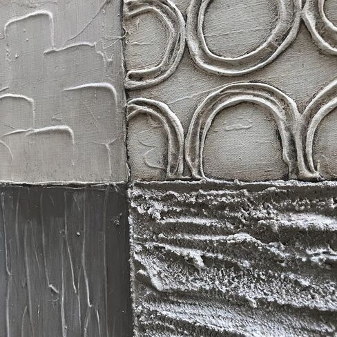 لوحات زيتية حديثة مرسومة يدويًا من Alenoss على قماش جدار الفن لوحة تجريدية عمودية لوحة جدارية كبيرة معاصرة لغرفة المعيشة وغرفة النوم in Kuwait