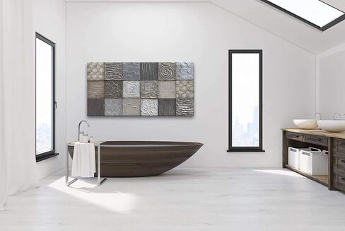 لوحات زيتية حديثة مرسومة يدويًا من Alenoss على قماش جدار الفن لوحة تجريدية عمودية لوحة جدارية كبيرة معاصرة لغرفة المعيشة وغرفة النوم in Kuwait