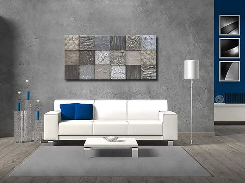 لوحات زيتية حديثة مرسومة يدويًا من Alenoss على قماش جدار الفن لوحة تجريدية عمودية لوحة جدارية كبيرة معاصرة لغرفة المعيشة وغرفة النوم in Kuwait