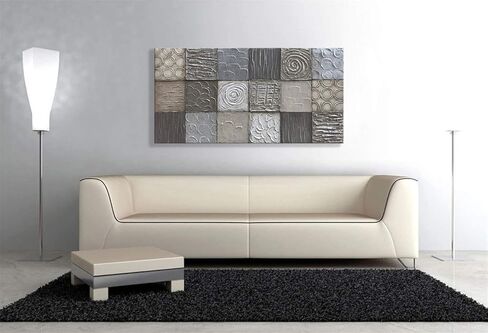 لوحات زيتية حديثة مرسومة يدويًا من Alenoss على قماش جدار الفن لوحة تجريدية عمودية لوحة جدارية كبيرة معاصرة لغرفة المعيشة وغرفة النوم in Kuwait