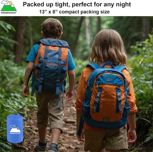 Wonder Team 32F-59F Youth and Kids Sleeping Bag | Indoor/Outdoor Boys and Girls Sleeping Bag | Mummy Style, Lightweight Sleeping Bag for Kids in Kuwait