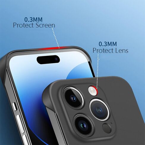 Casechics Compatible with iPhone Case,Frameless Slim Fit Design Ultra-Thin,Compatible with Magsafe & Wireless Charging,Hard Magnetic Shockproof Cover Phone Case (Orange,iPhone 15 Pro) in Saudi Arabia