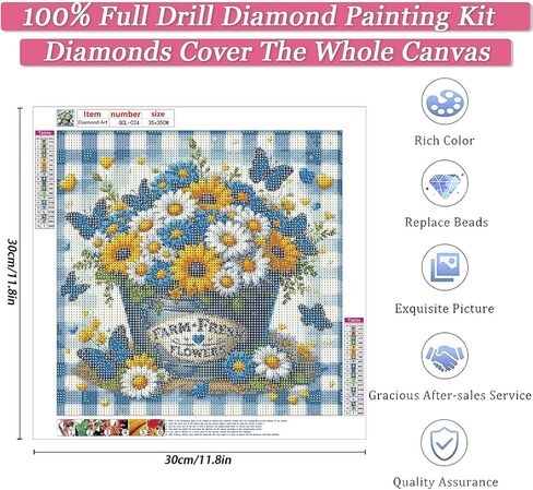 Diamond Painting Kits for Adults, Succulents Potted Plants 5D Diamond Art Painting by Numbers Kits, Full Round Drill Diamond Paintings, DIY Diamond Art Kits for for Home Wall Decor,12x12 inch in Saudi Arabia