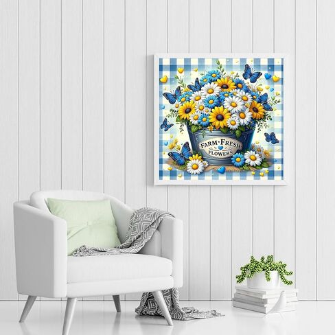 Diamond Painting Kits for Adults, Succulents Potted Plants 5D Diamond Art Painting by Numbers Kits, Full Round Drill Diamond Paintings, DIY Diamond Art Kits for for Home Wall Decor,12x12 inch in Saudi Arabia