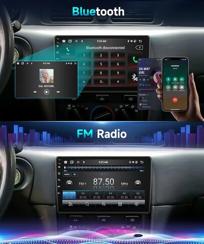 راديو Podofo 2G 64G لسيارة Toyota Camry 1997-2003 ستيريو مع 9 بوصة 1080P IPS شاشة تعمل باللمس وحدة رأس بلوتوث تدعم Carplay اللاسلكي Android Auto GPS 16 EQ WiFi SWC MirrorLink كاميرا احتياطية in Saudi Arabia