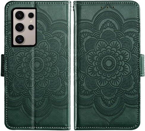 حافظة هاتف Asuwish لهاتف Samsung Galaxy S24 Ultra 5G مع واقي شاشة من الزجاج المقسى وحامل بطاقة الائتمان القابل للطي وحامل ملحقات الخلية S24Ultra 24S S 24 24Ultra Women Men أرجواني in Saudi Arabia