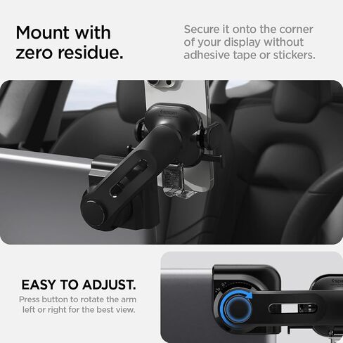 Spigen TapLock Qi2 MagSafe Charging Tesla Phone Mount for Model Y & More | For Model Y/3/S/X/Juniper - For iPhones with MagSafe & Galaxy phones with MagSafe cases & Pixel phones with Pixelsnap in Saudi Arabia