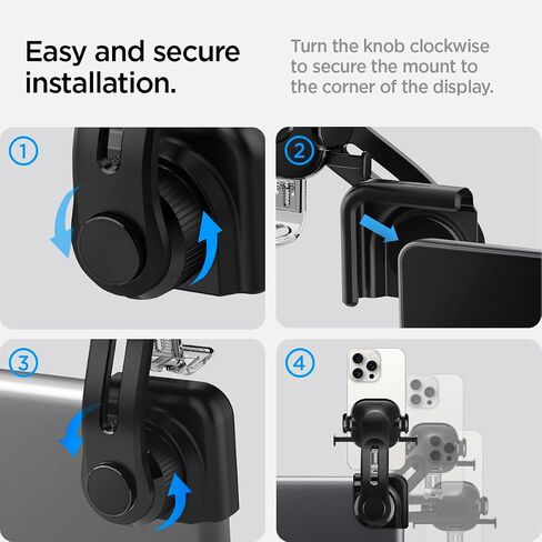 Spigen TapLock Qi2 MagSafe Charging Tesla Phone Mount for Model Y & More | For Model Y/3/S/X/Juniper - For iPhones with MagSafe & Galaxy phones with MagSafe cases & Pixel phones with Pixelsnap in Saudi Arabia