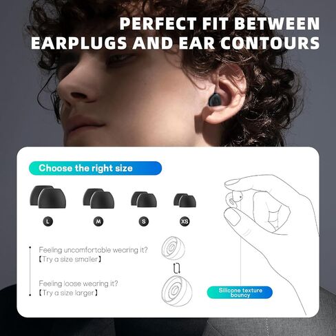 Ear Plugs for Sleeping Noise Cancelling, Perfect -30dB Reusable Silicone Earplugs for Noise Reduction, Hearing Protection Ear Plugs for Sleep, Study, Work, Focus-Lavender in Saudi Arabia