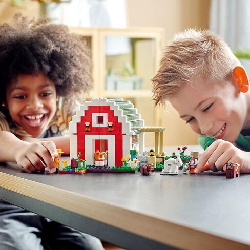 LEGO Minecraft The Red Barn 21187 Building Toy Set for Kids, Girls, and Boys Ages 9+ (799 Pieces) in Kuwait