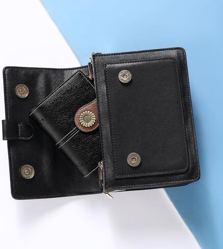 SENDEFN Small Women Wallet Genuine Leather Bifold Purse RFID Blocking Card Holder in Saudi Arabia