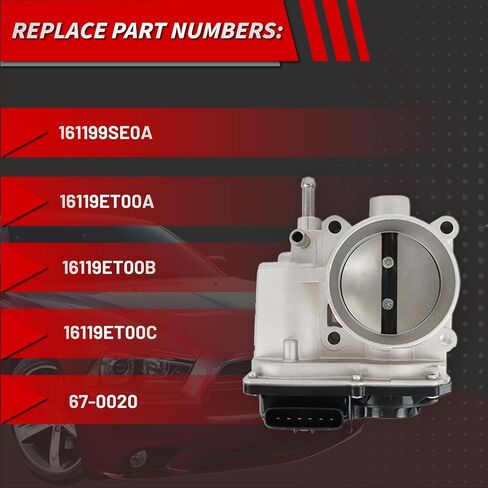 12670834 Electronic Throttle Body Fits for 2012-2017 Terrain 2.4L, Fits for 2012-2017 Equinox 2.4L, Replace OE 12670834 12669146 in Saudi Arabia